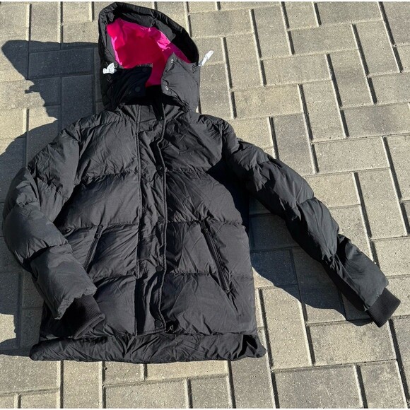 PAJAR Woman Adhara Boxy 80% DOWN Puffer Jacket Pink Lined XS NWOT $529 - Picture 3 of 16